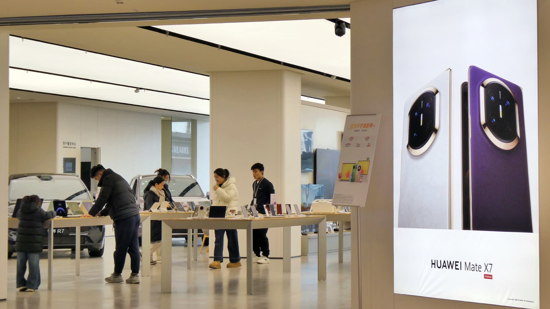 Huawei's cloud computing revenue dropped in 2025 as Chinese AI lagged U.S. rivals