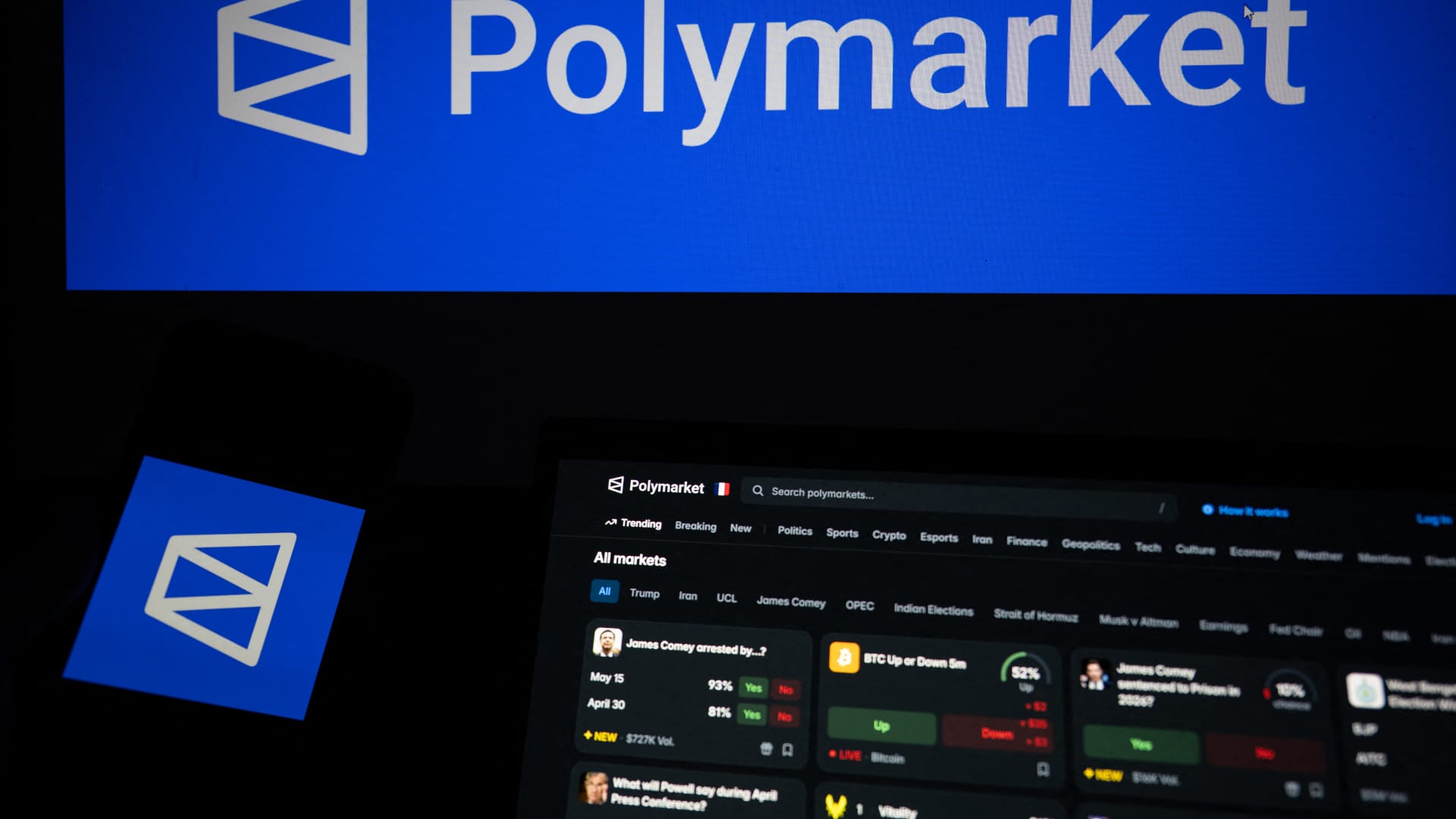Polymarket annualized revenue surpasses $1 billion six weeks after its U.S. exchange launch